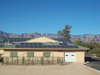 Adobe Veterinary Clinic solar panels