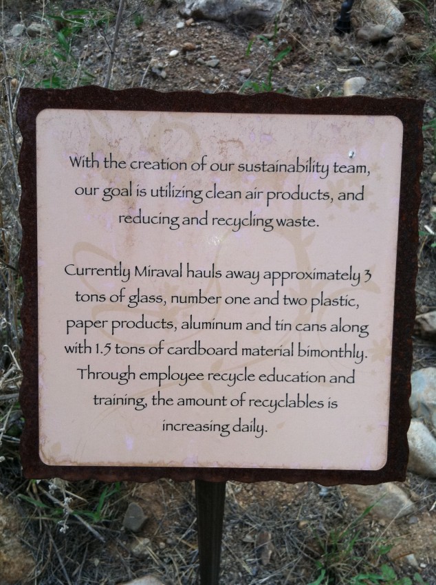 Miraval's Environmental Statement
