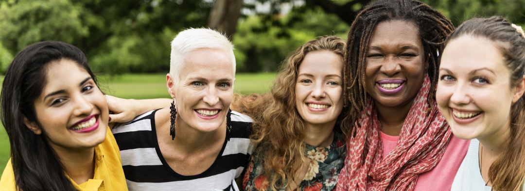 Group of Women Socialize Teamwork Happiness Concept