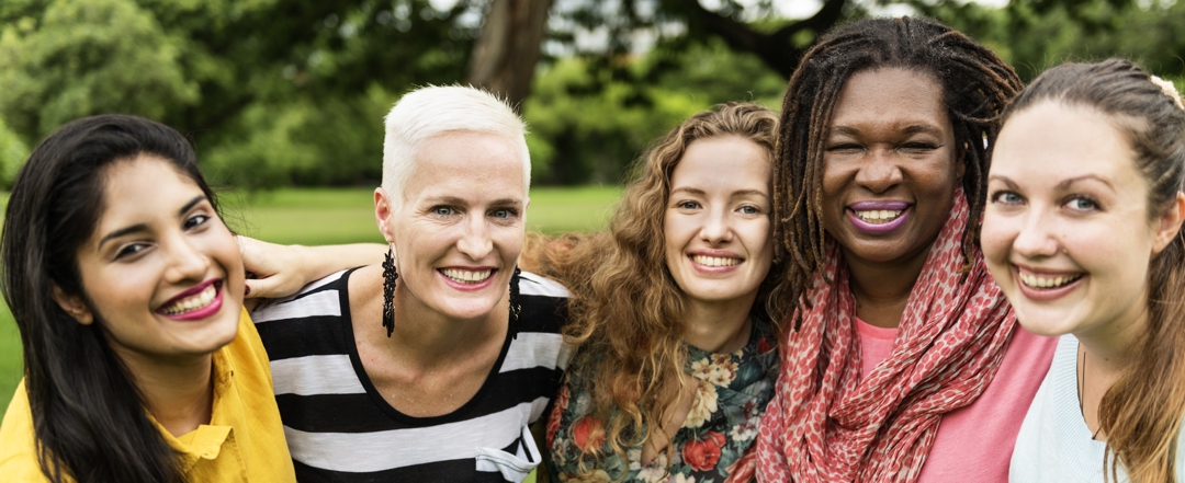 Group of Women Socialize Teamwork Happiness Concept