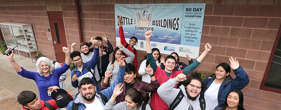 Battle of the Buildings, Sunnyside School District, Tucson, AZ, Tucson Electric Power, high school students and teacher