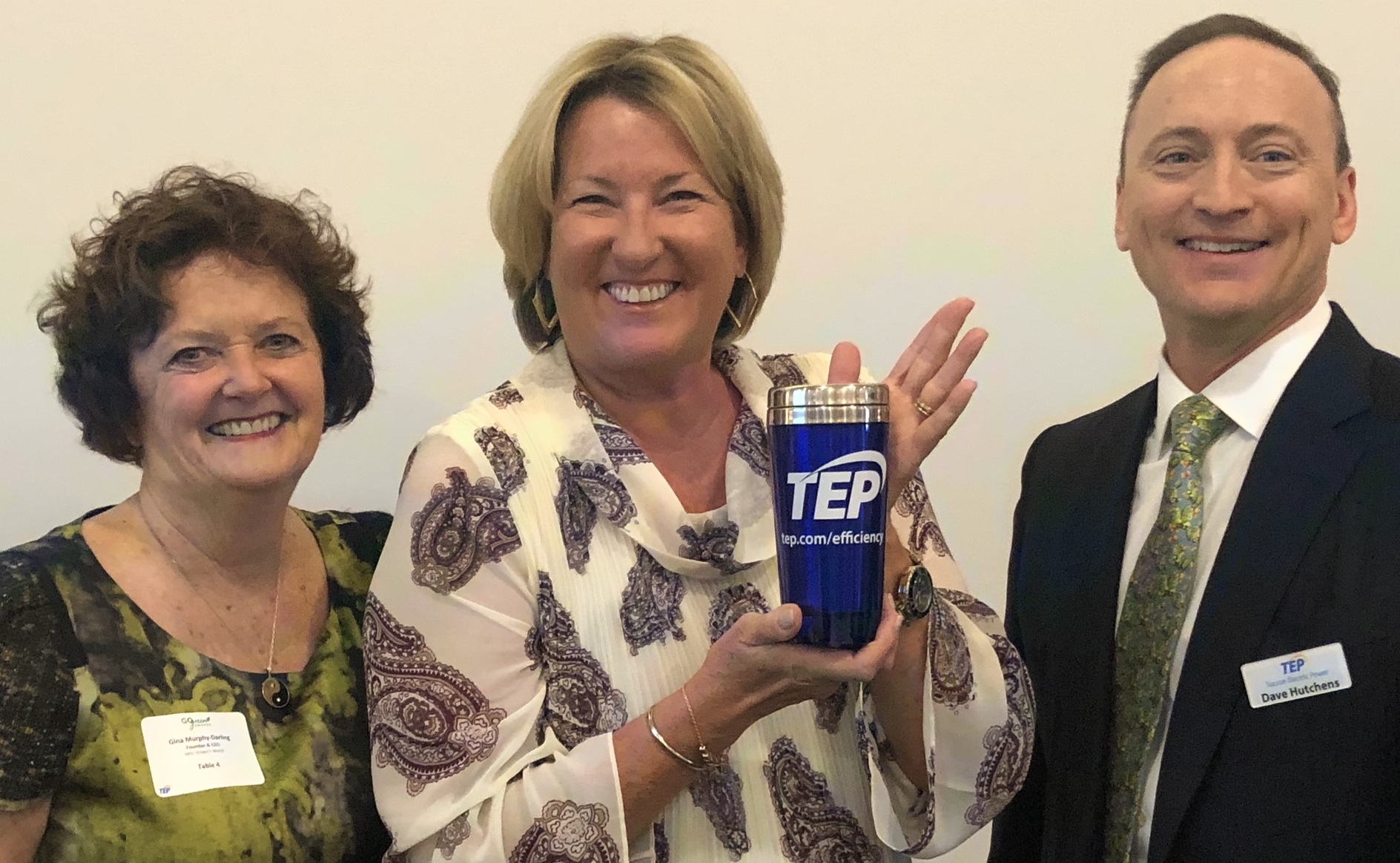 Gina Murphy-Darling (Mrs. Green), Catherine E. Ries. Vice President, Customer and Human Resources TEP, David Hutchens, President and Chief Executive Officer, TEP