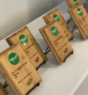 Go Green award plaques