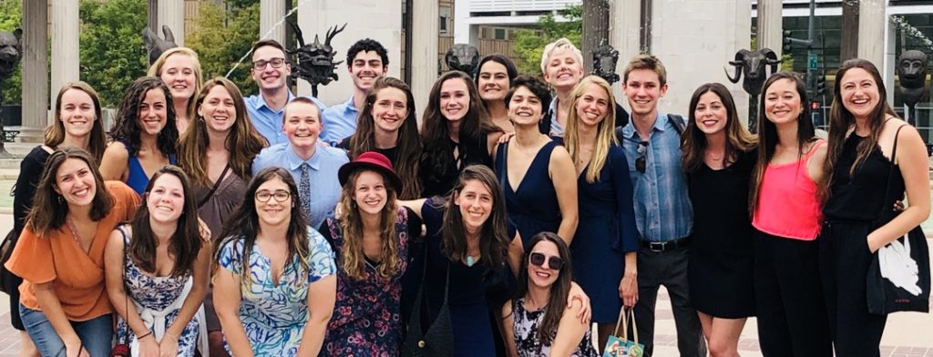 group of young Green Corp organizers