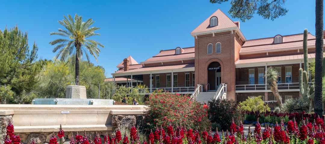 TUCSON, AZ/USA - Old Main on the campus of the University of Arizona.