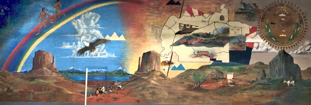 Mural at Monument Valley High School - Kayenta, AZ